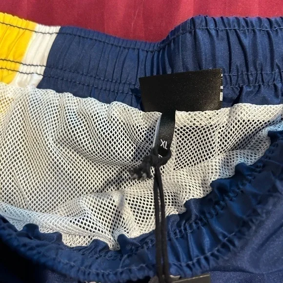 MEN'S SONNETI LONDON COLORBLOCKED SWIM SHORTS - Picture 3 of 4